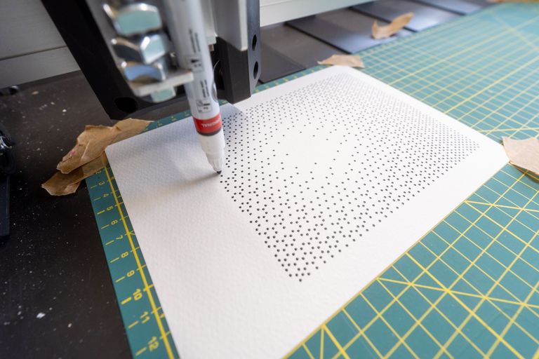 Artwork from project The Drawing Machine